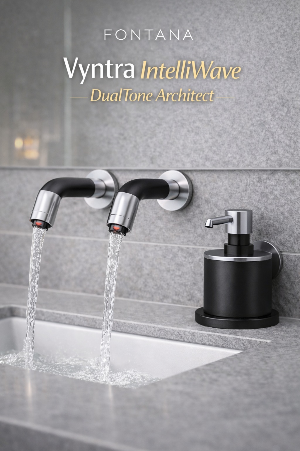 Fontana Vyntra IntelliWave DualTone Architect touchless faucet